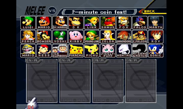 ssbm roster