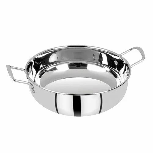 stainless steel kadai price