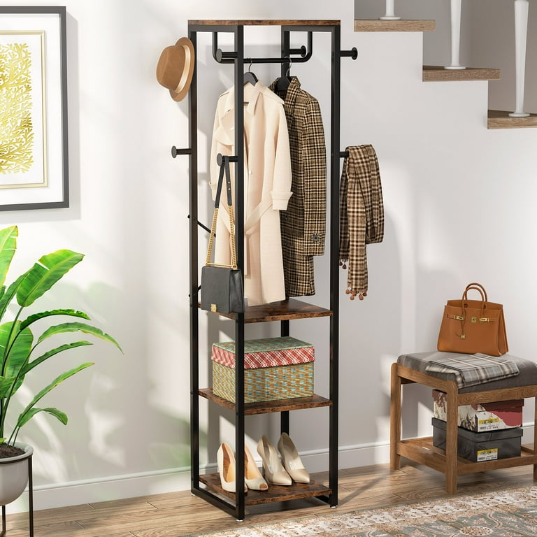 standing coat rack walmart