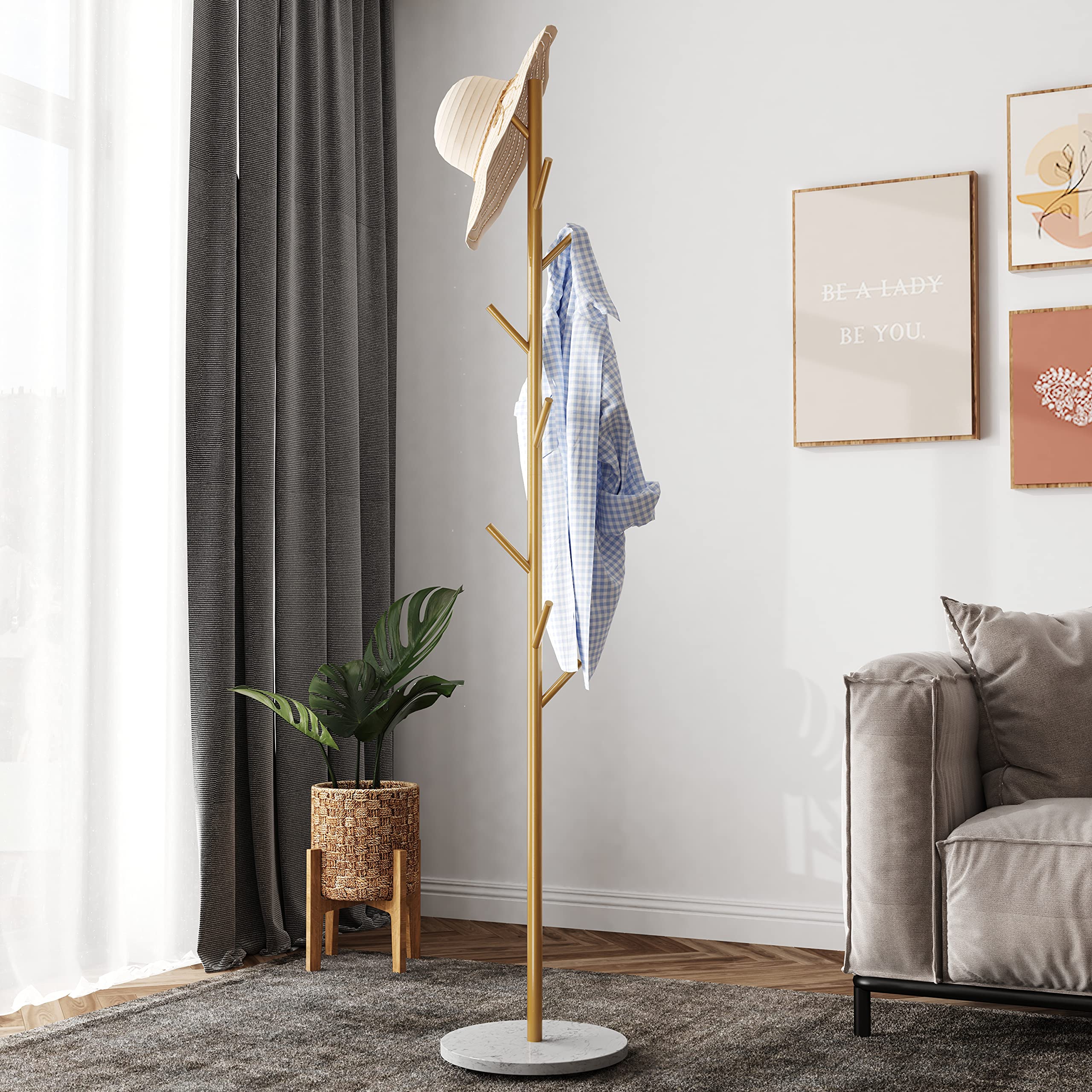 standing coat stand