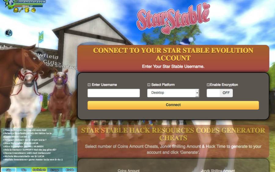 star stable cheat generator every game hacks