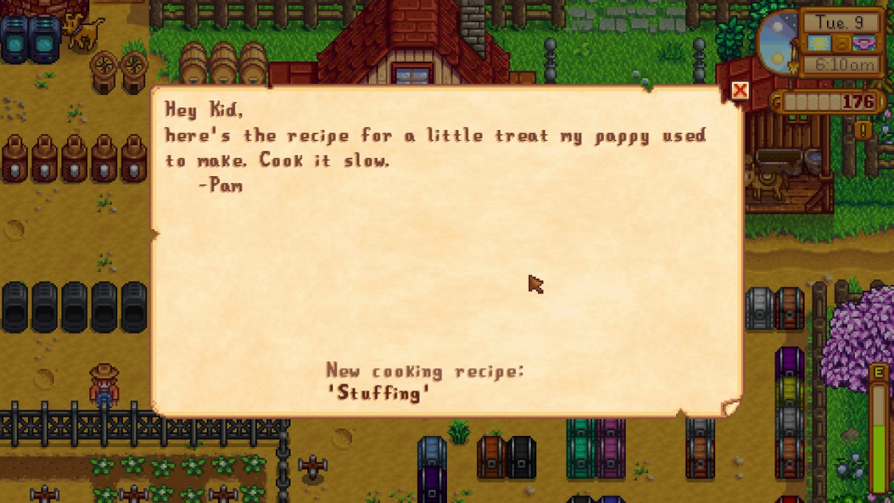 stardew valley stuffing