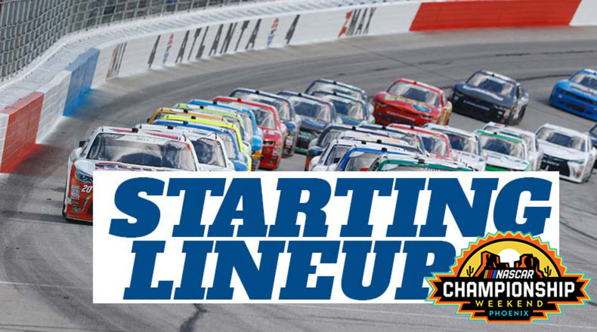 starting lineup for todays nascar race