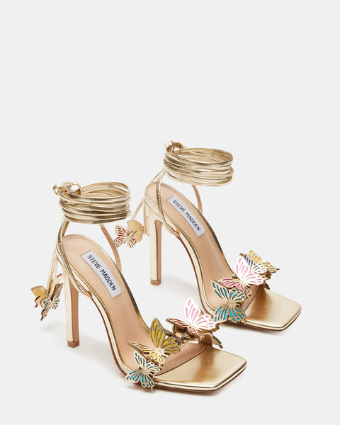 steve madden gold heels