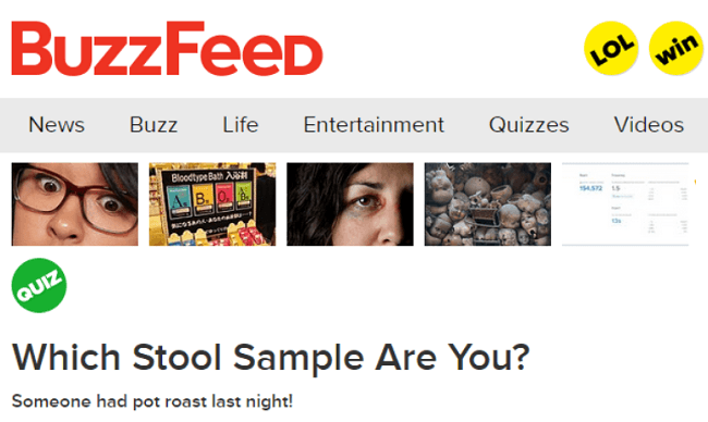 strange buzzfeed quizzes