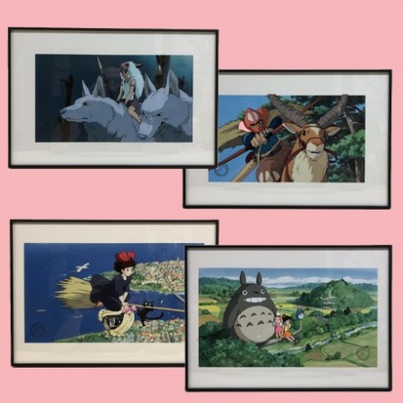 studio ghibli animation cels