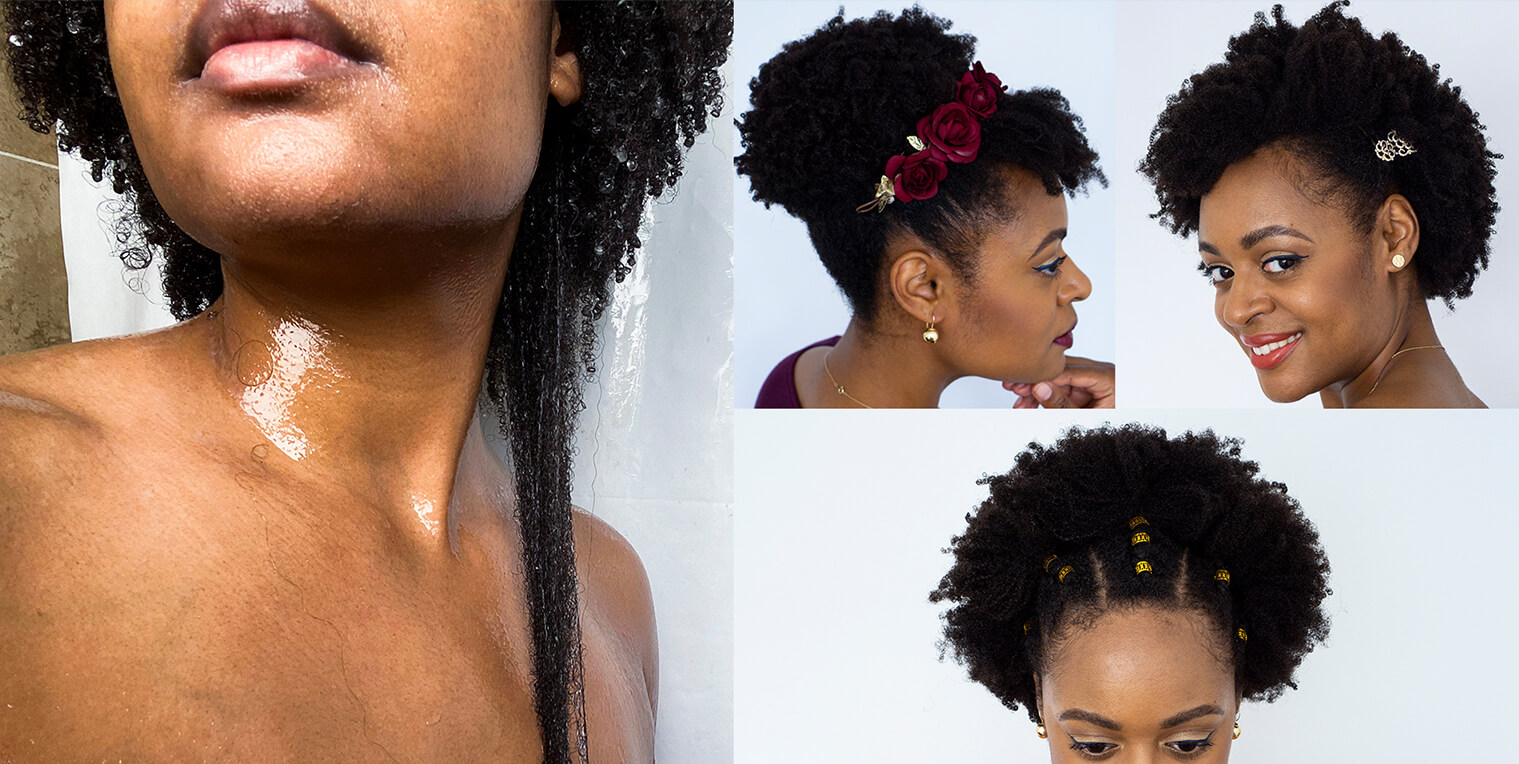 styles for short natural 4c hair