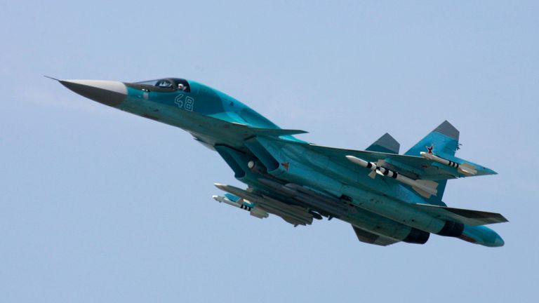 su 34 fullback fighter bomber