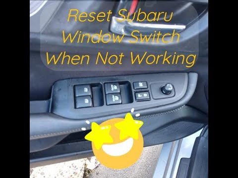 subaru outback windows not working