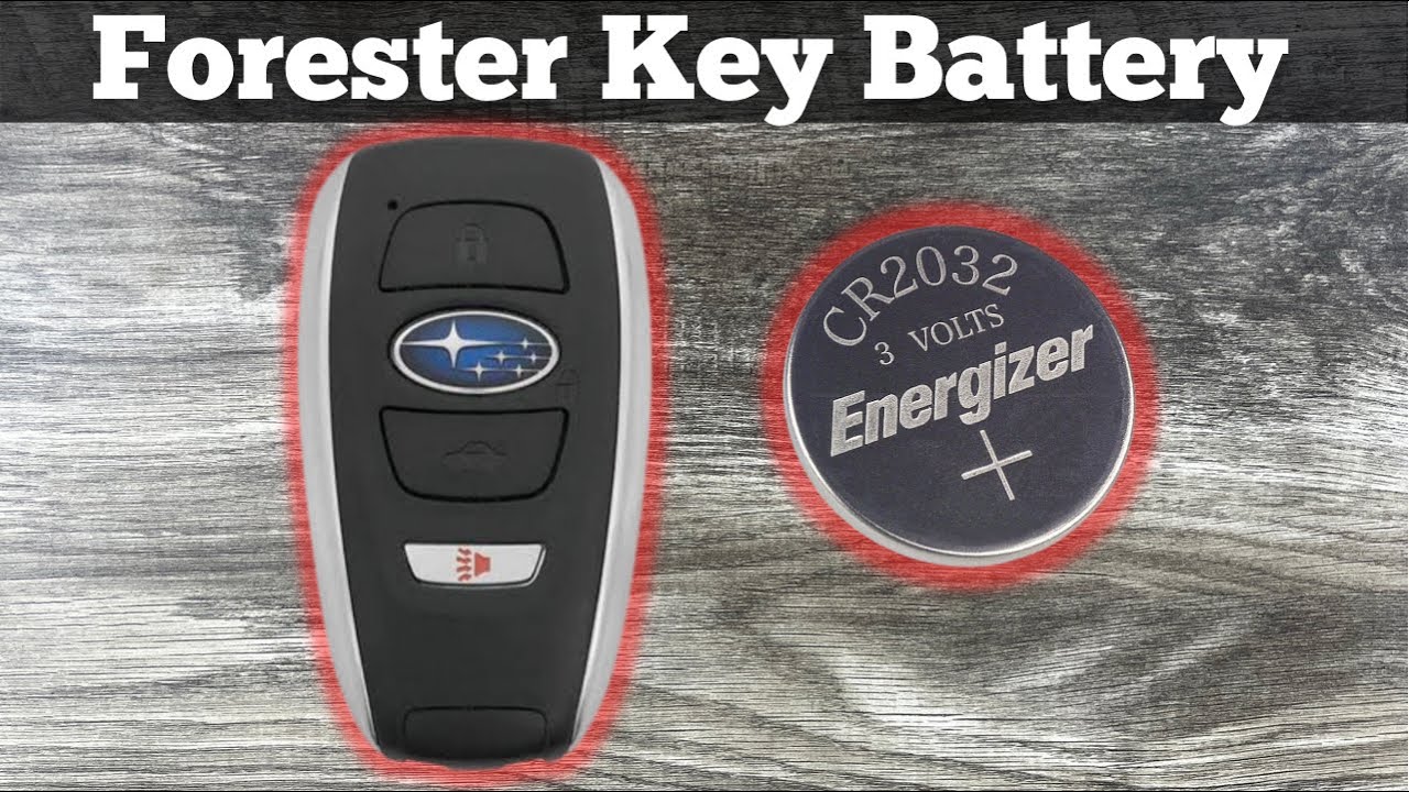 subaru remote key battery