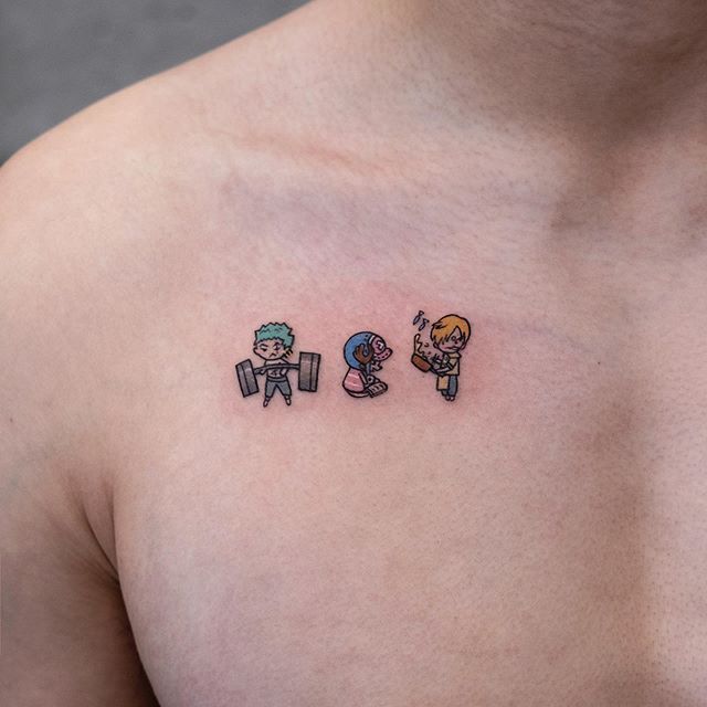 subtle one piece tattoos