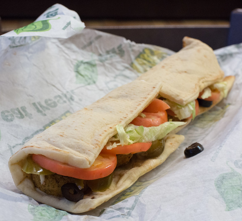 subway flatbread nutrition information