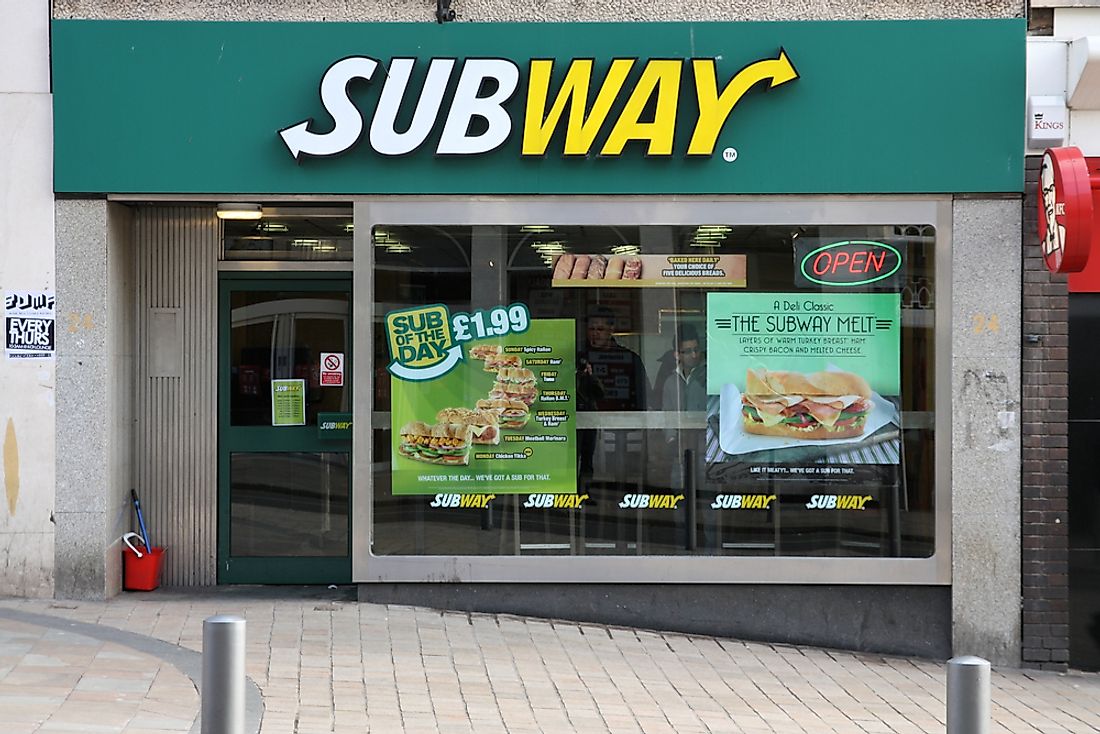 subway restaurants nearby