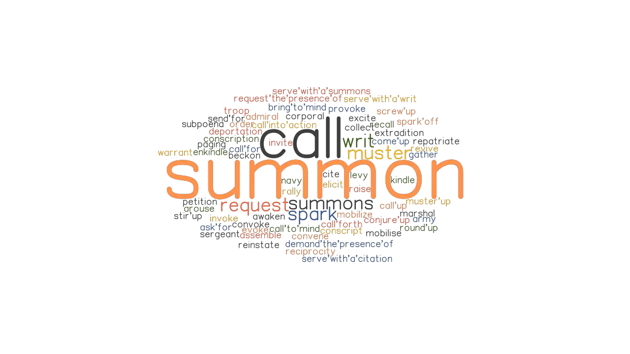 summon synonym