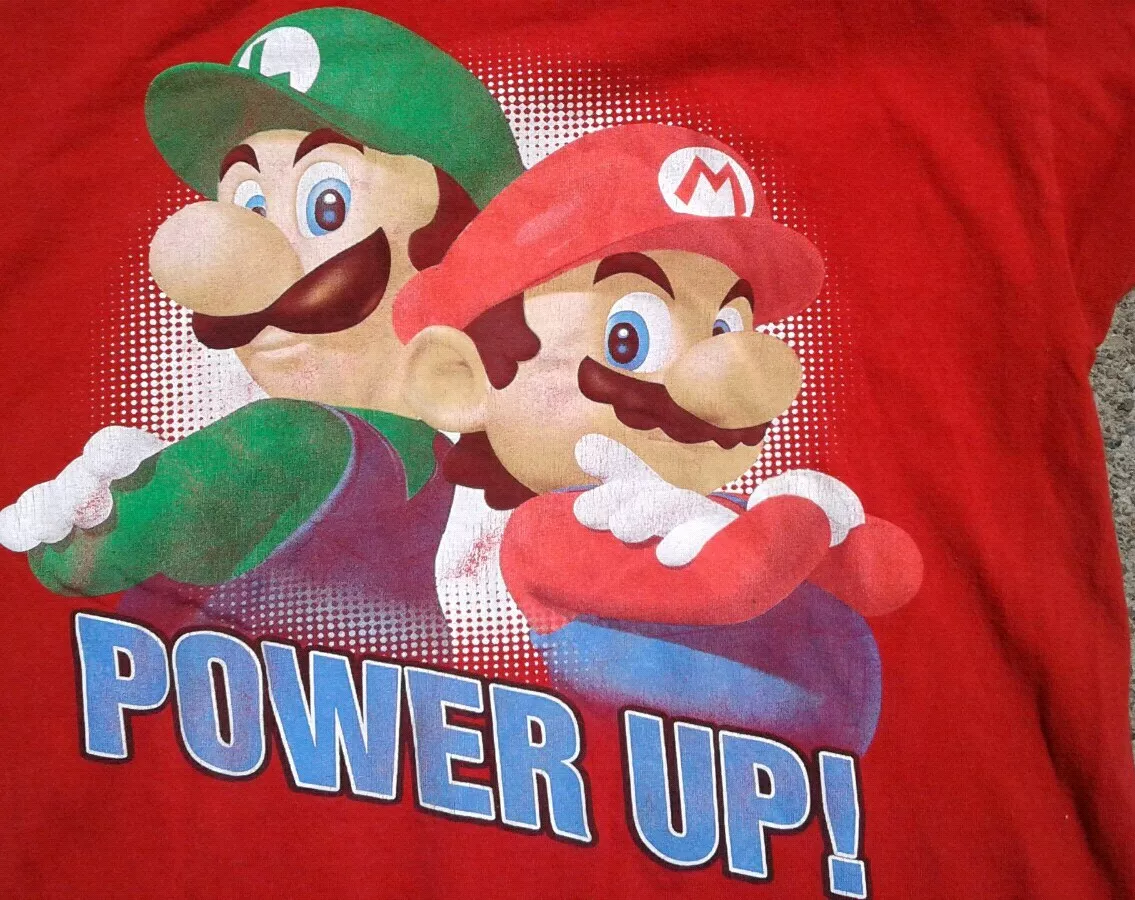 super mario red shirt