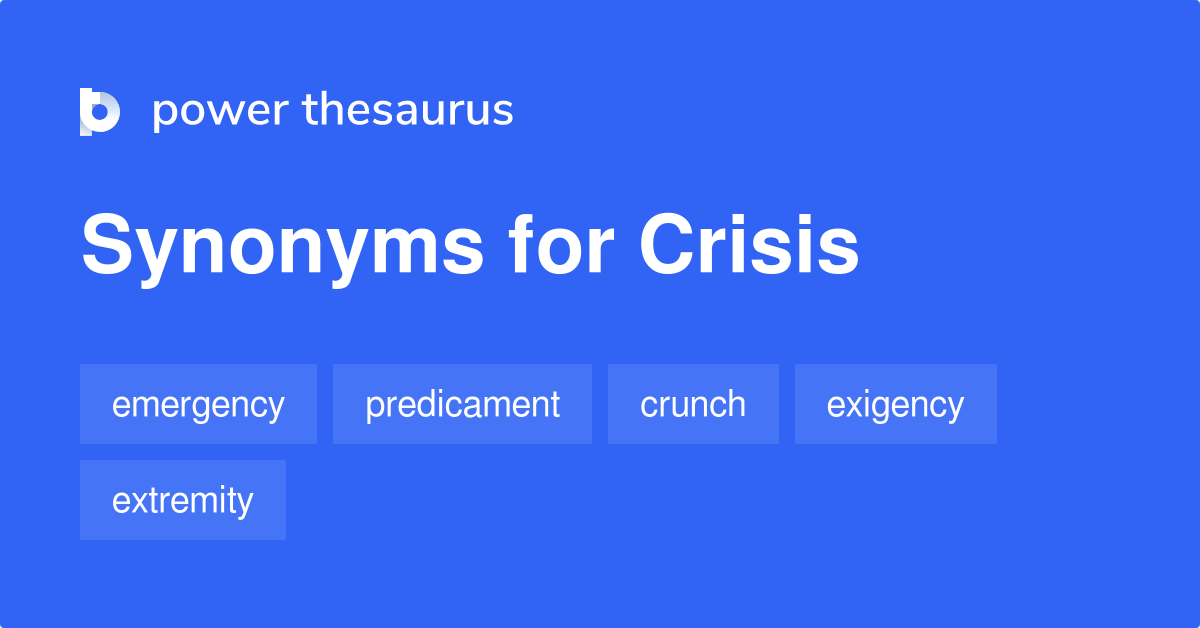 synonym for crisis