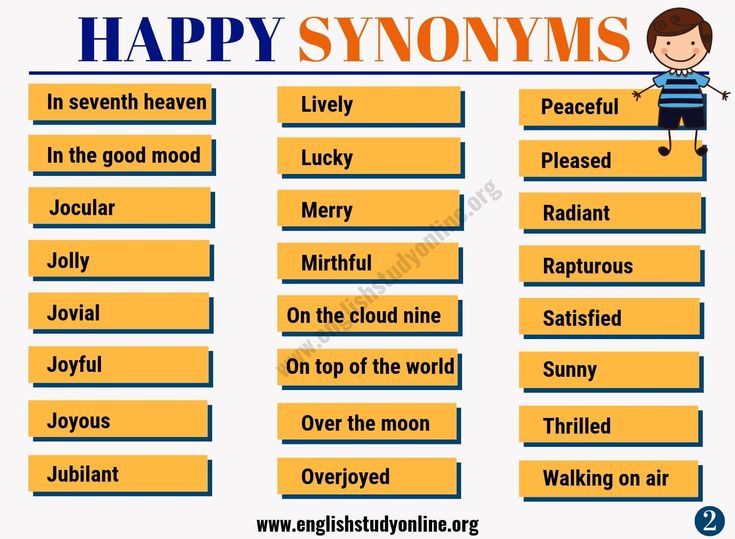 synonym for happy