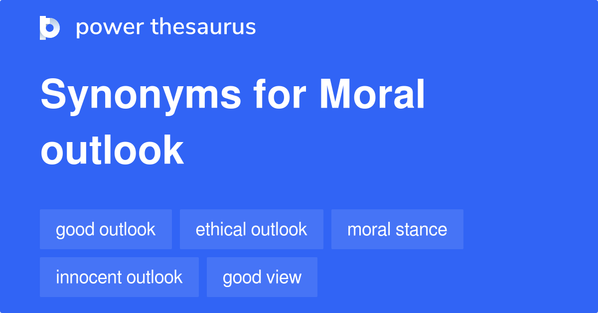 synonym for morally