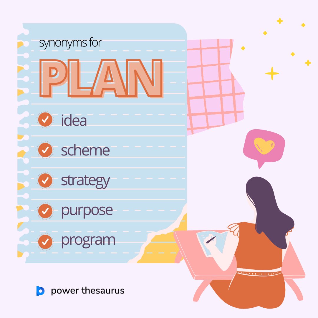 synonym for plans