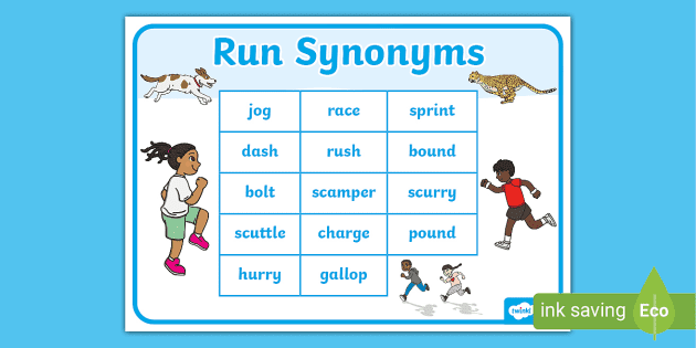 synonym for run