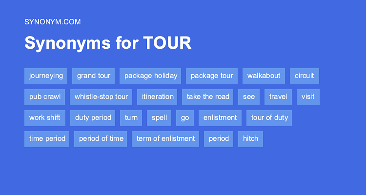 synonym for tour