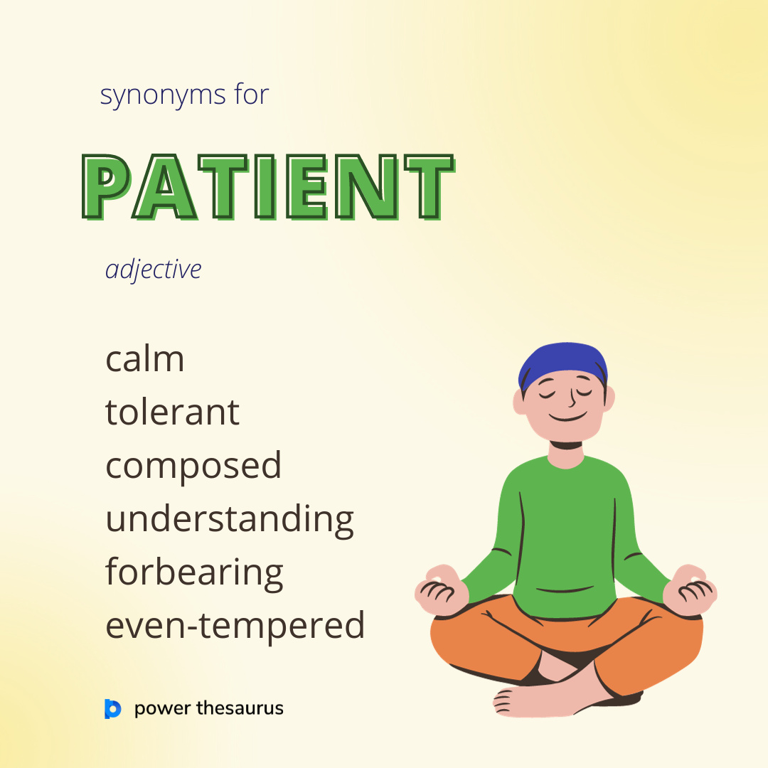 synonyms for patient