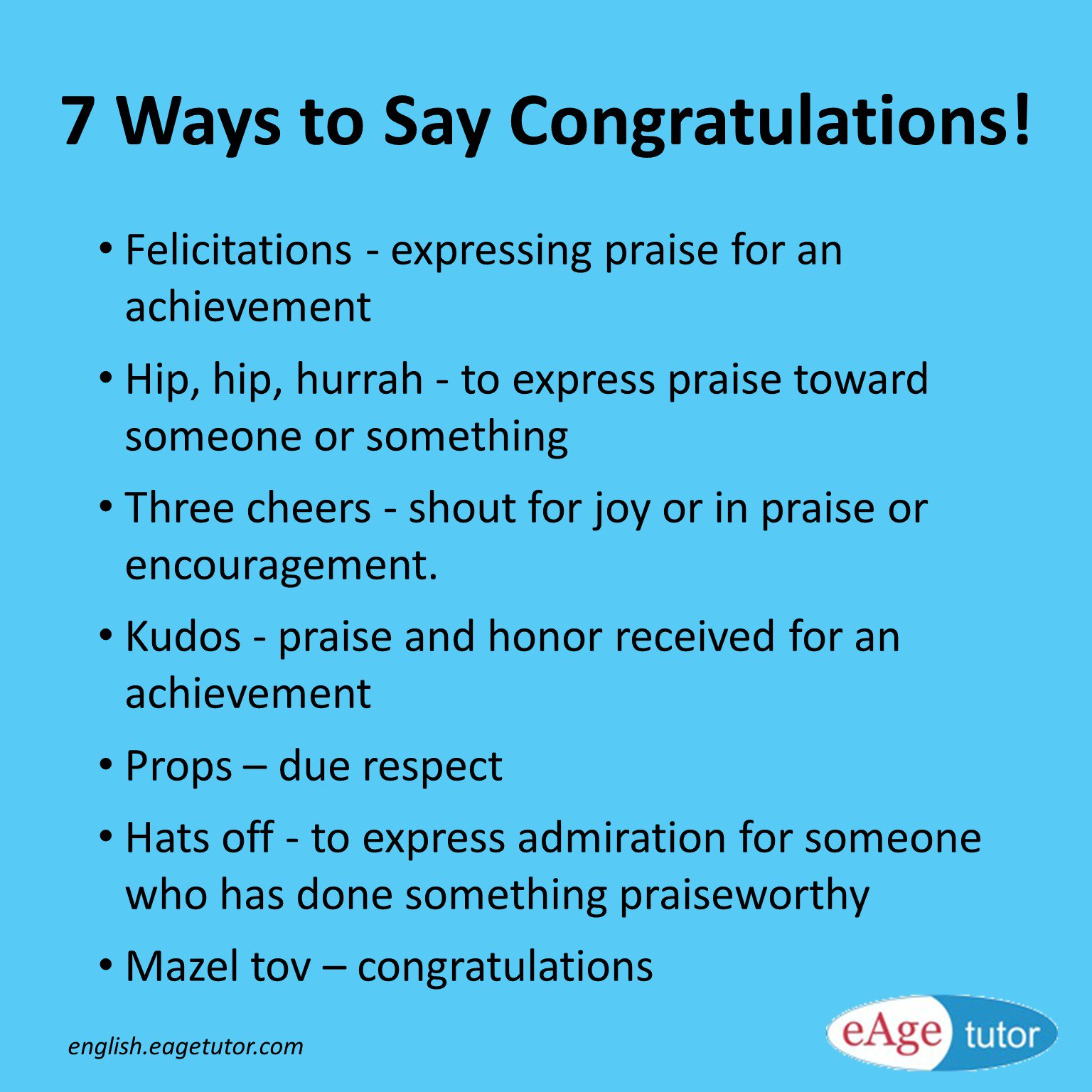 synonyms of congratulations