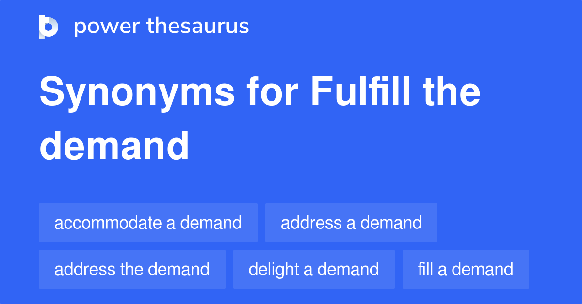 synonyms of fulfill