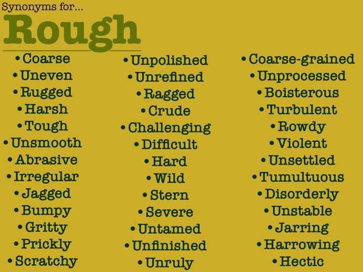 synonyms of roughly