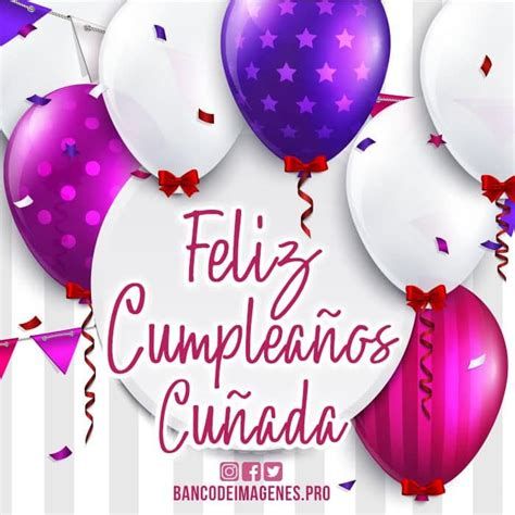 tarjeta de cumple para cuñada