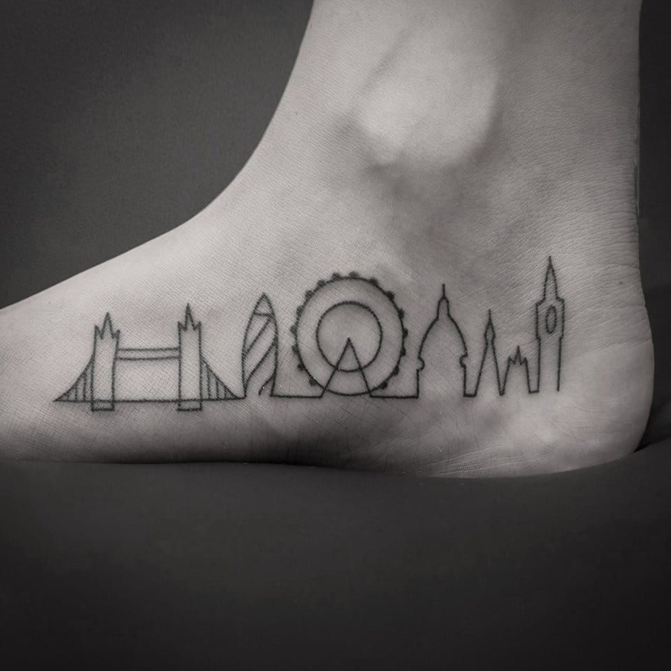 tattoo london skyline