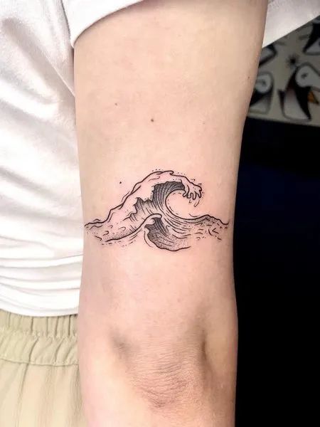 tattoo of waves