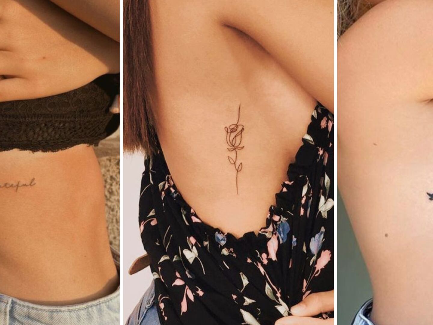 tatuajes en la costilla mujer frases