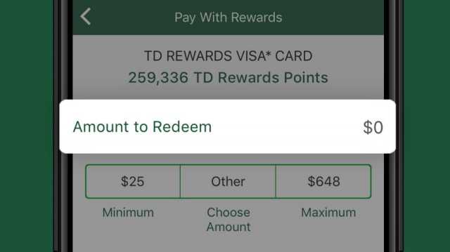 td bank rewards