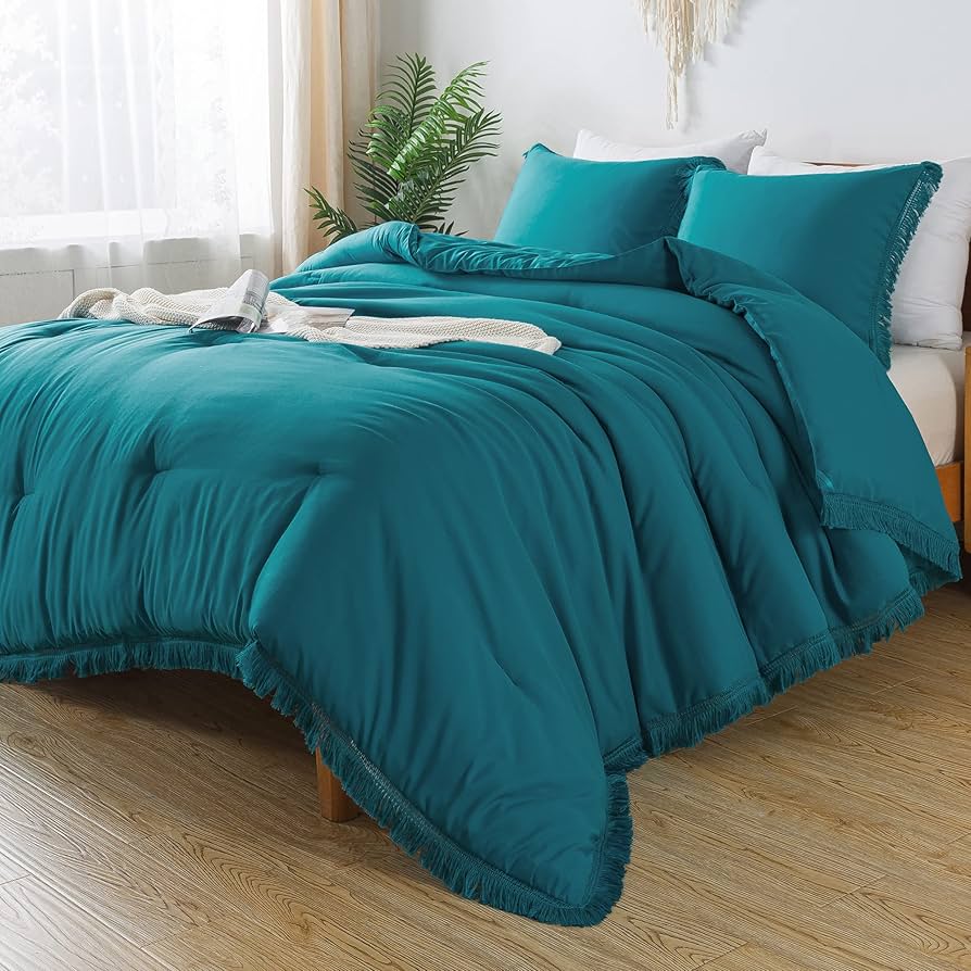 teal colored comforter sets