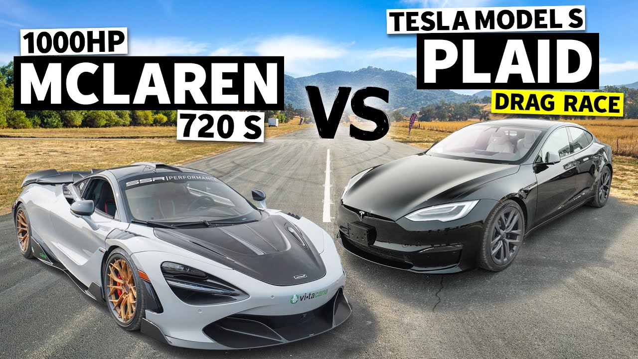 tesla vs supercars