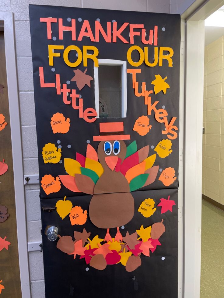 thanksgiving door preschool