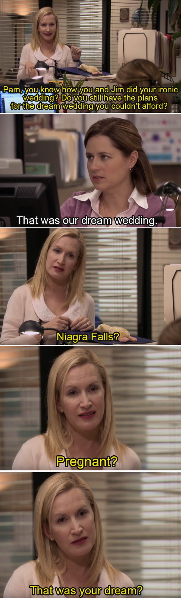 the office angela meme