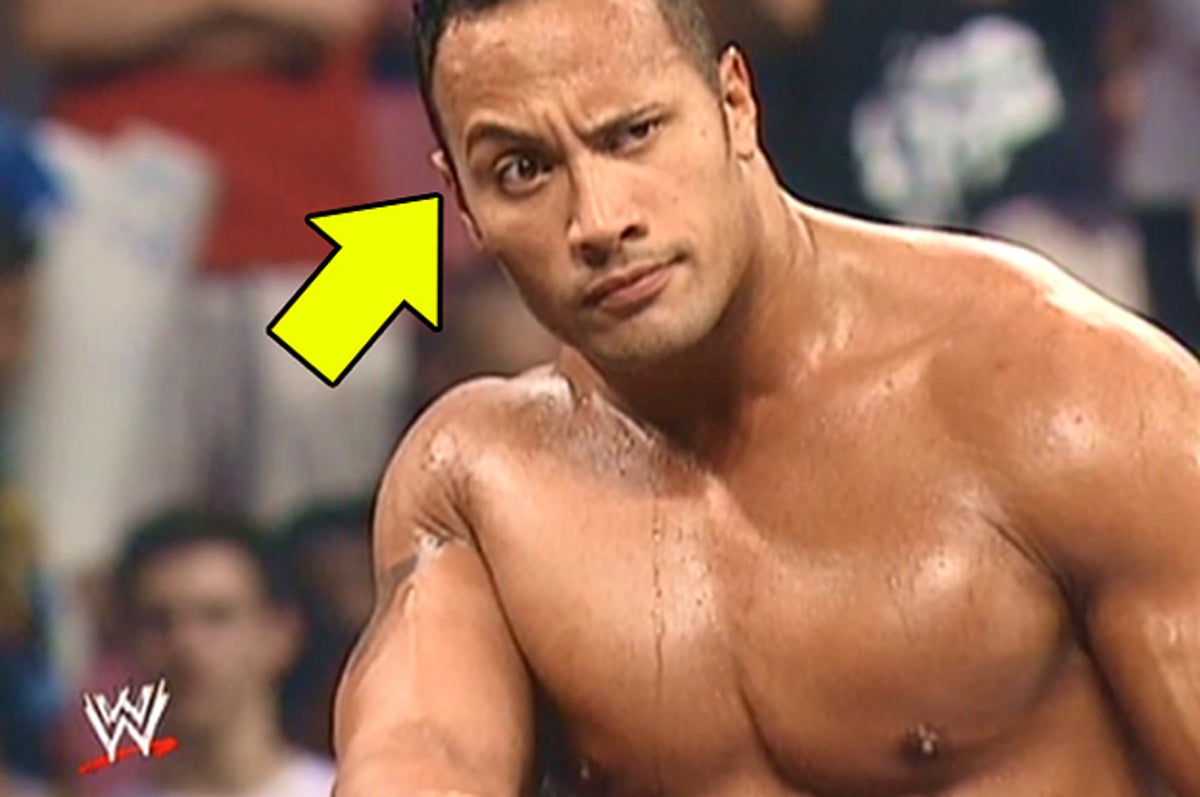 the rock raised eyebrow