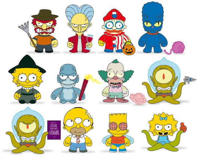 the simpsons treehouse of horror characters