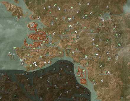 the witcher 3 quest map