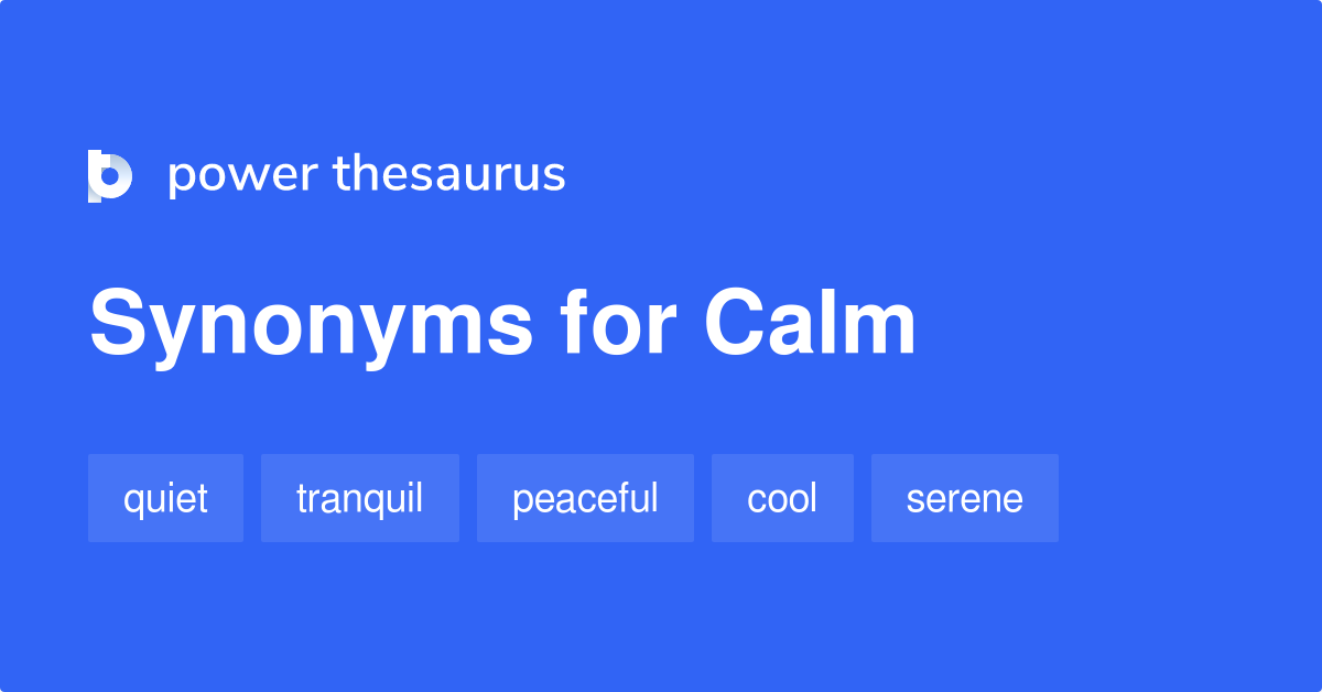 thesaurus calm