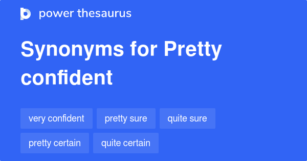 thesaurus confidence