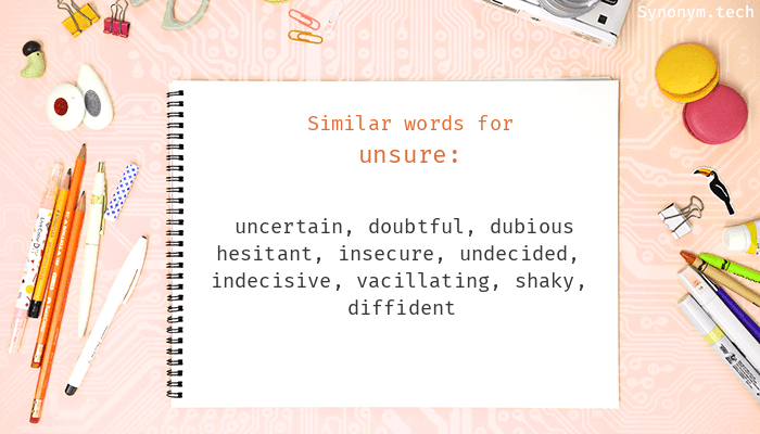 thesaurus for unsure