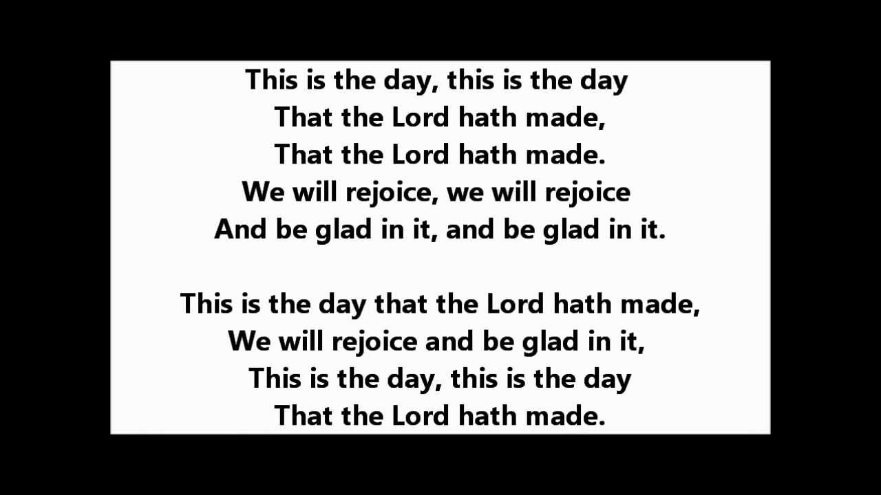 this is the day this is the day lyrics