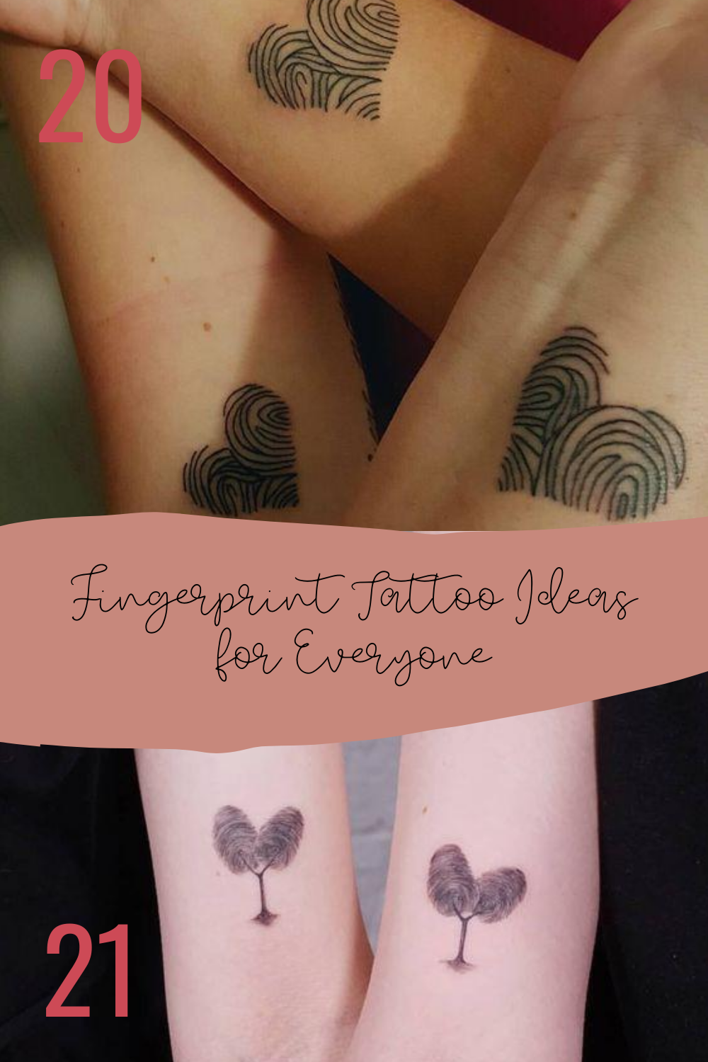 thumbprint tattoo ideas