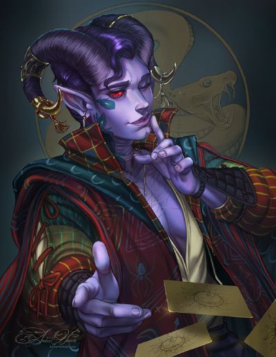 tiefling x reader