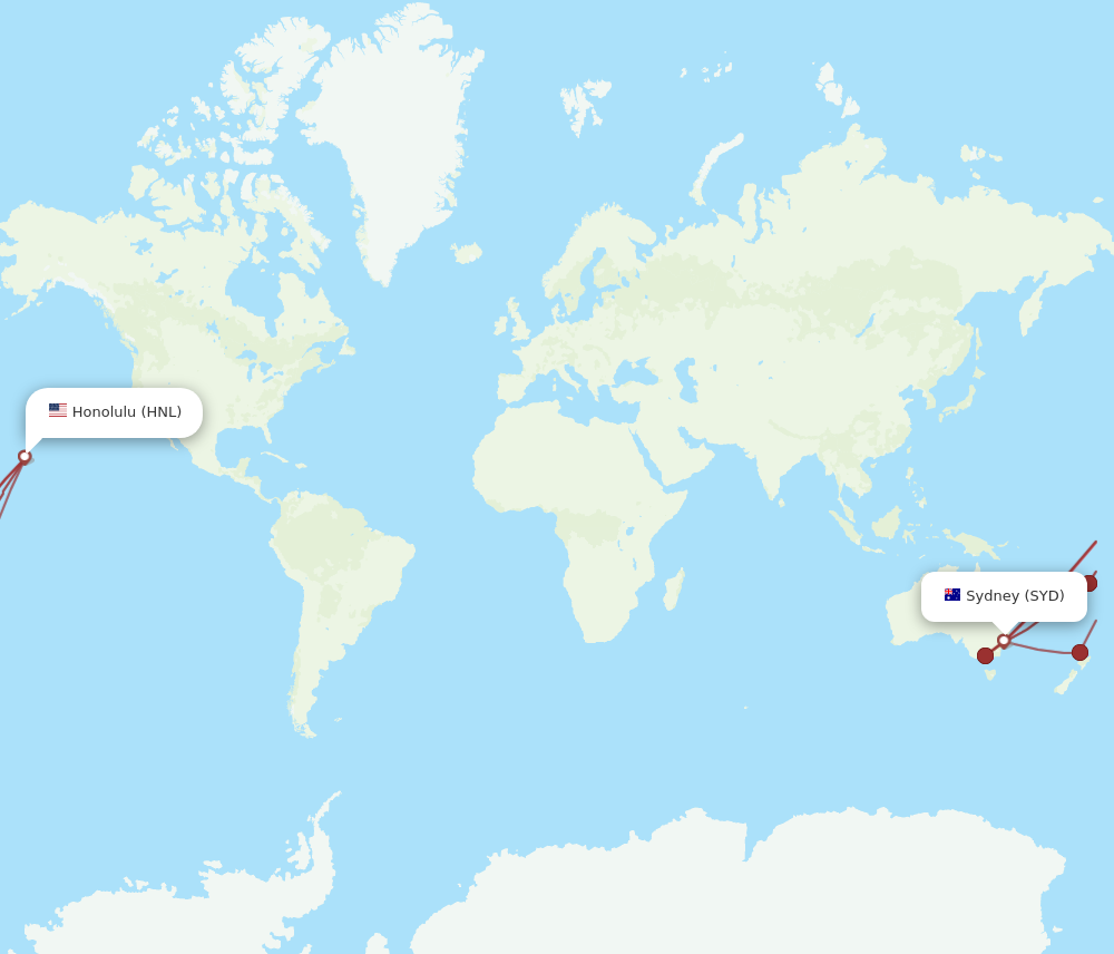 time difference between sydney and hawaii