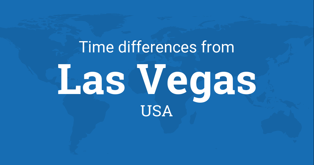 time difference uk and las vegas