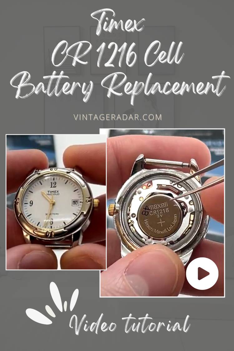 timex watch battery